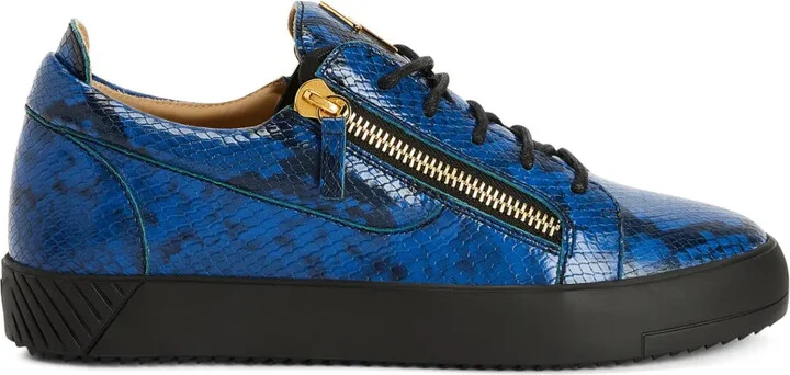 Frankie snakeskin low-top sneakers