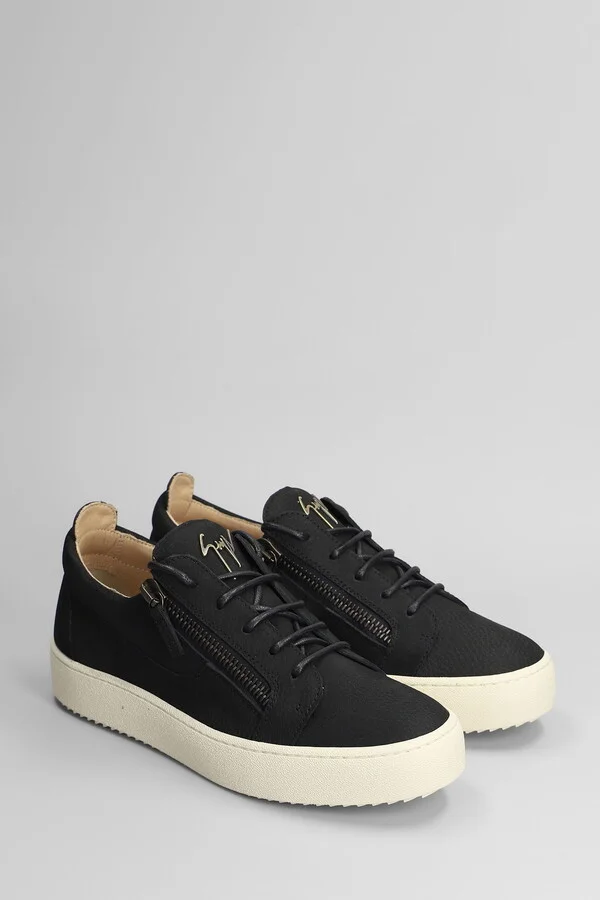 Frankie Sneakers In Black Leather - Image 2
