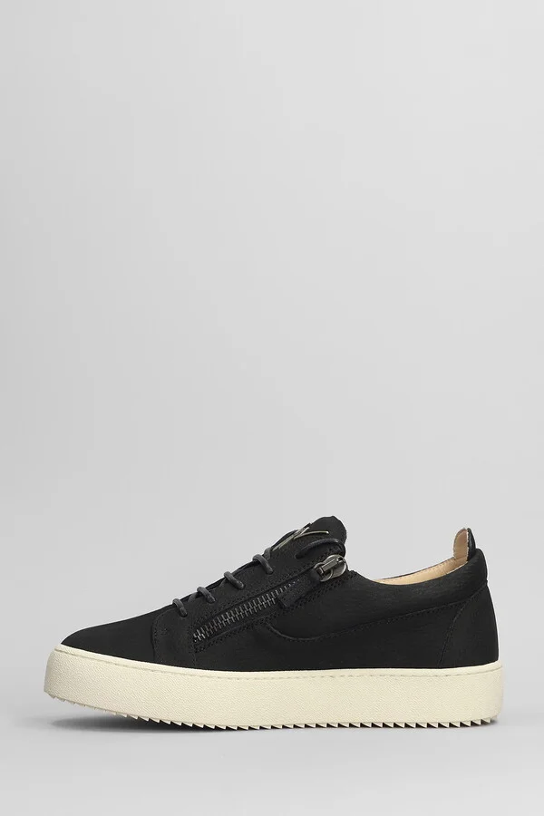 Frankie Sneakers In Black Leather - Image 3