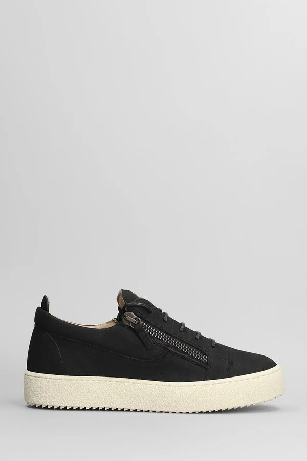 Frankie Sneakers In Black Leather