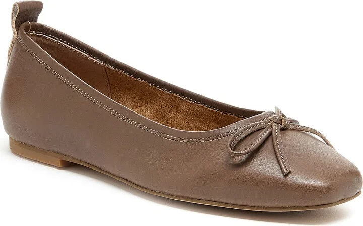 Frankie Square Toe Ballet Flat