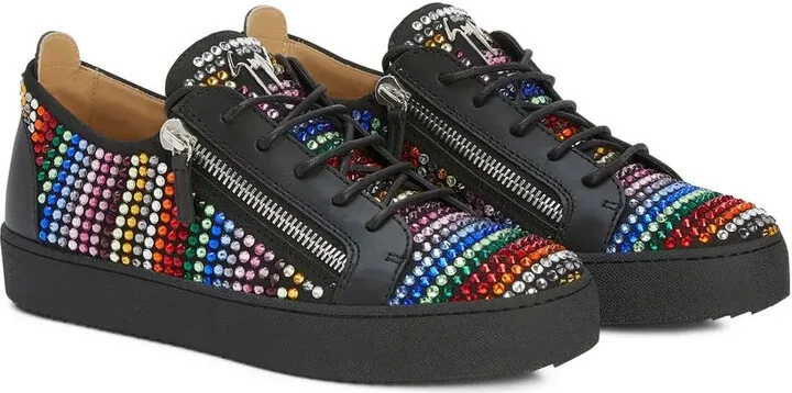 Frankie Strass log-top sneakers - Image 2