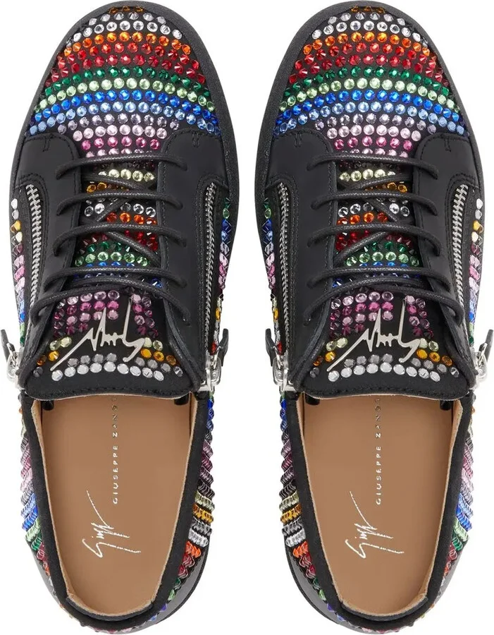 Frankie Strass log-top sneakers - Image 4