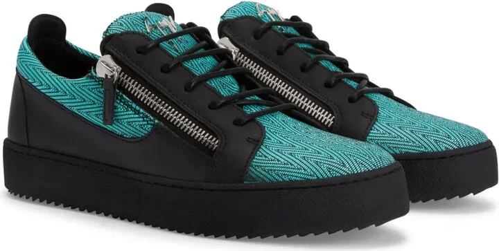 Frankie two-tone design sneakers - Image 2