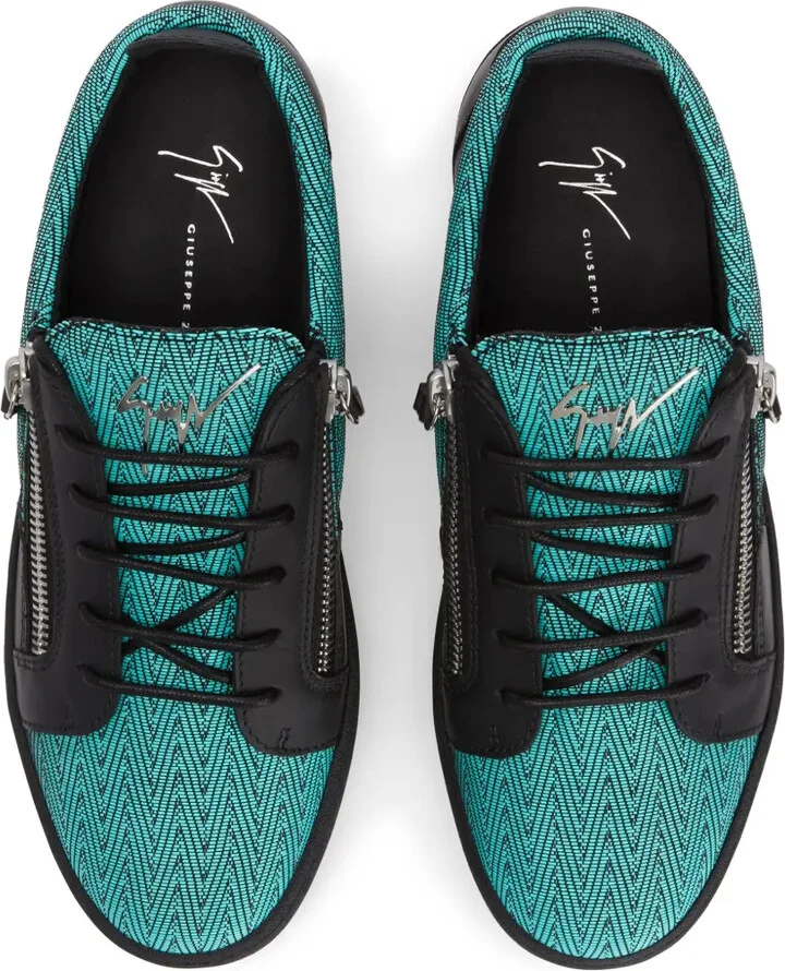 Frankie two-tone design sneakers - Image 4