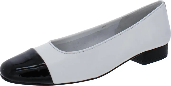 Frankie Womens Leather Dressy Pumps