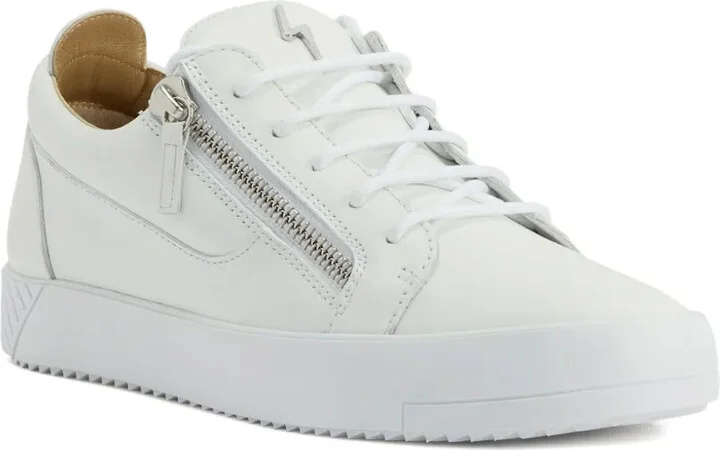 Frankie zip-detail lace-up sneakers - Image 2