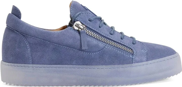 Frankie zip-detail sneakers