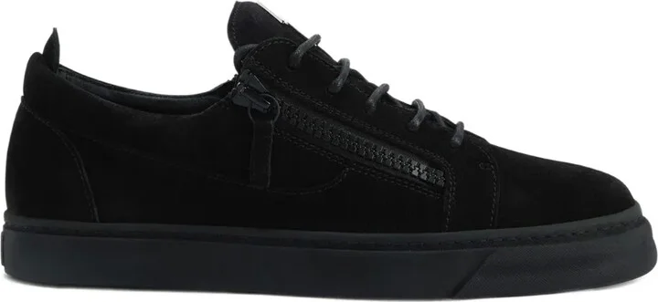Frankie zip-lace trainers