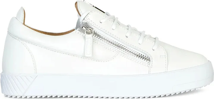 Frankie zipped low-top sneakers