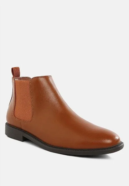 Fraser Faux Leather Pull Tabs Boots Women - Image 4