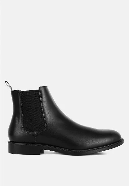 Fraser Faux Leather Pull Tabs Boots Women