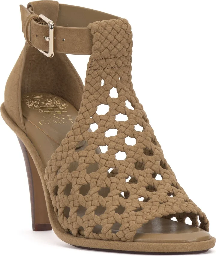 Frasper Woven Ankle Strap Sandal
