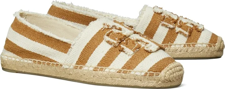 Fray Stripe Espadrille Flat
