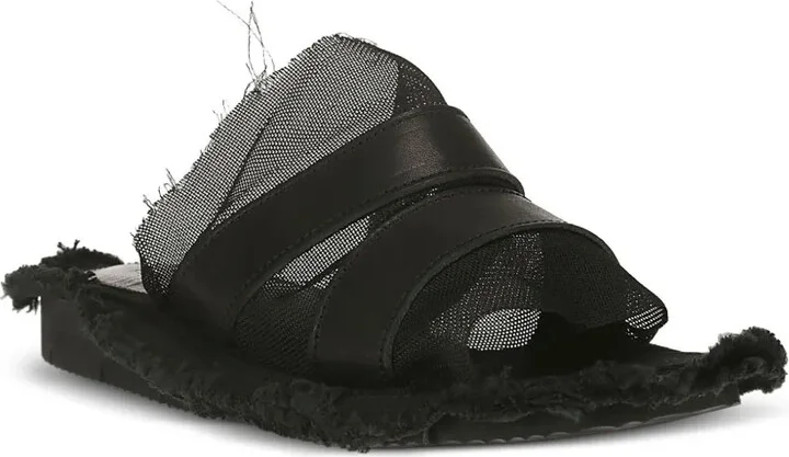 Frayed Layered Sandals - Image 2