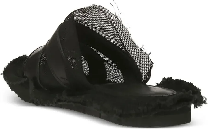 Frayed Layered Sandals - Image 3