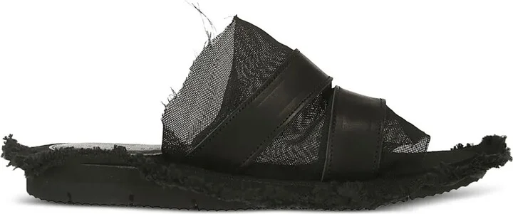 Frayed Layered Sandals