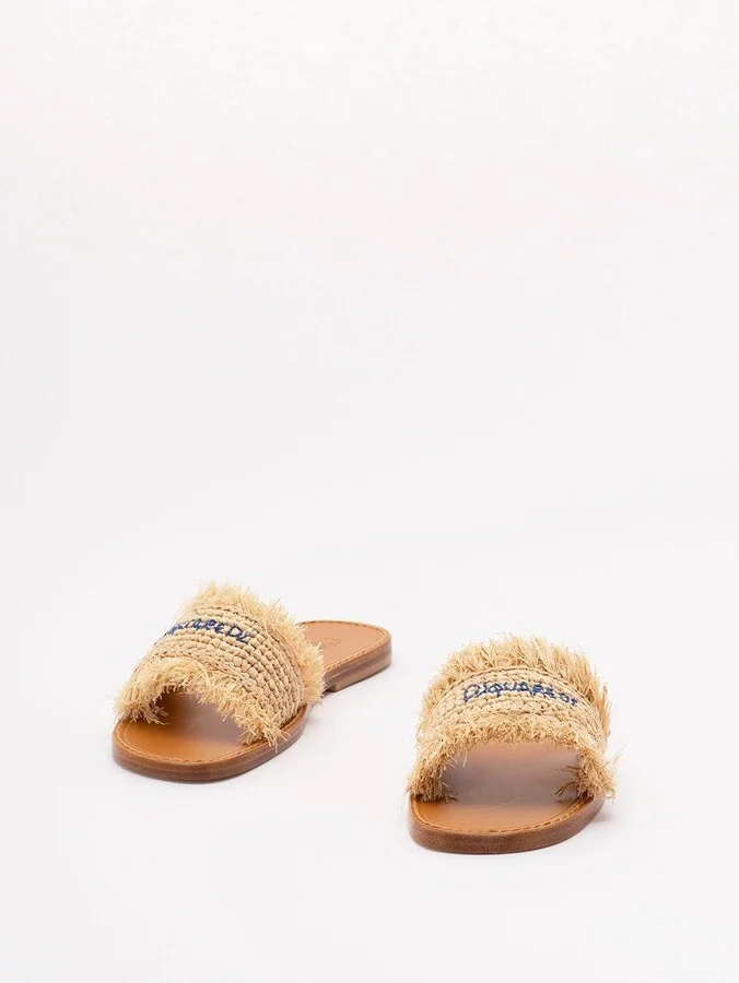 Frayed Slide Sandals - Image 2