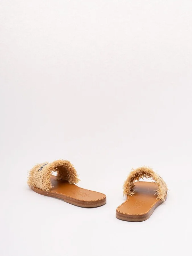 Frayed Slide Sandals - Image 3