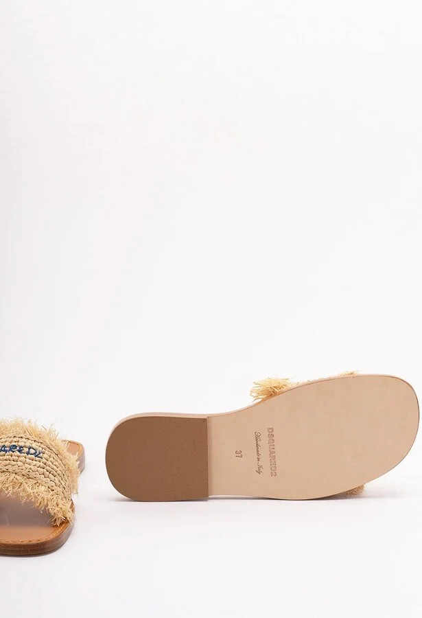 Frayed Slide Sandals - Image 5