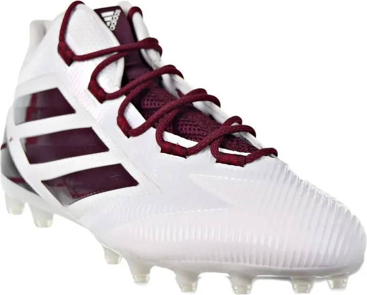 Freak Carbon Mid Cleats "Cloud White/Maroon/Collegiate Burgundy" sneakers - Image 2