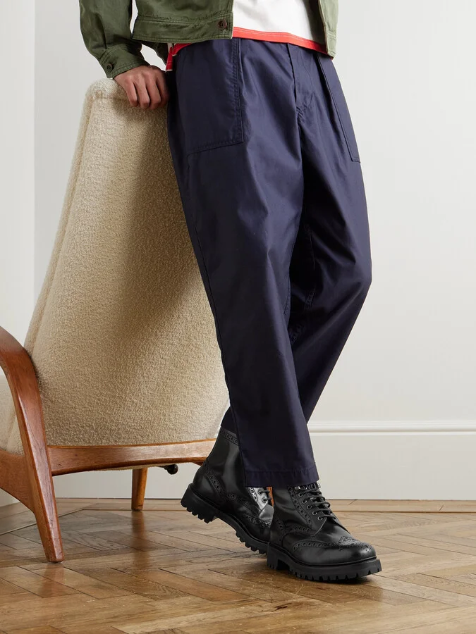 Fred Leather Brogue Boots - Image 2