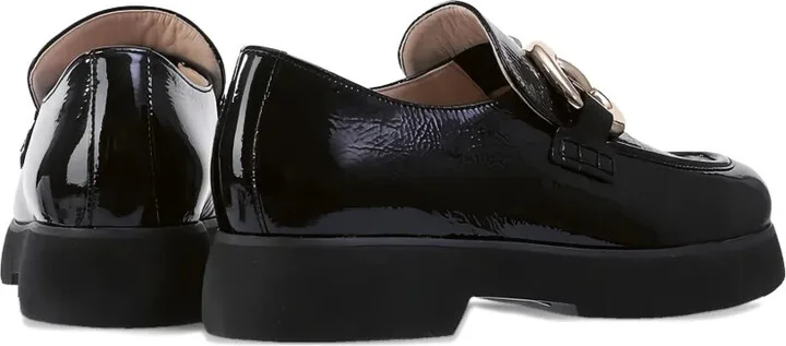Fred patent oversized-buckle loafers - Image 3