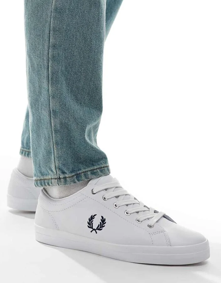 Fred Perry B7 leather sneakers in white