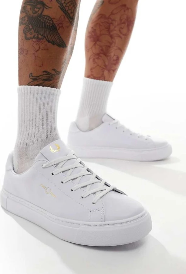 Fred Perry B71 leather sneakers in white