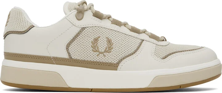 Fred Perry Beige B300 Sneakers