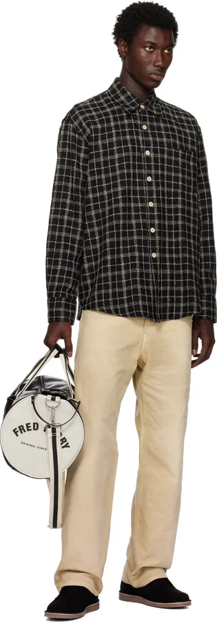 Fred Perry Black Hawley Suede Desert Boots - Image 5
