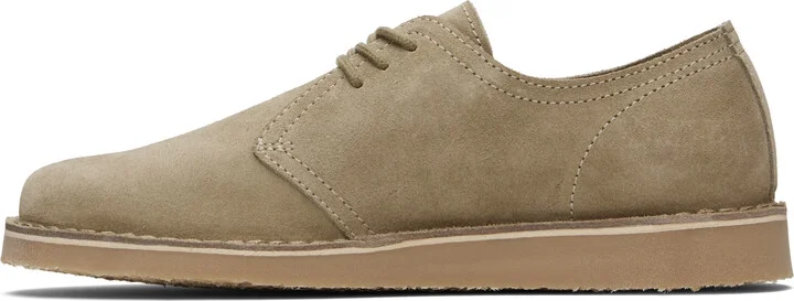 Fred Perry Khaki Linden Suede Derbys - Image 3