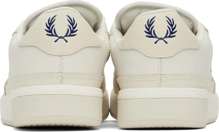 Fred Perry Off-White & Navy B300 Sneakers - Image 2