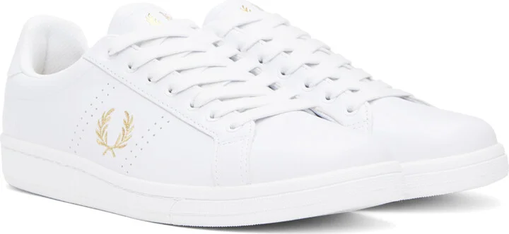 Fred Perry White B6312 Sneakers - Image 4