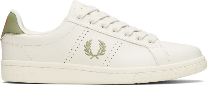 Fred Perry White B721 Leather Sneakers