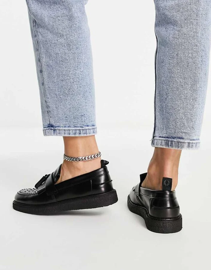 Fred Perry X George Cox Tassel Loafer Studded Leather - Image 2