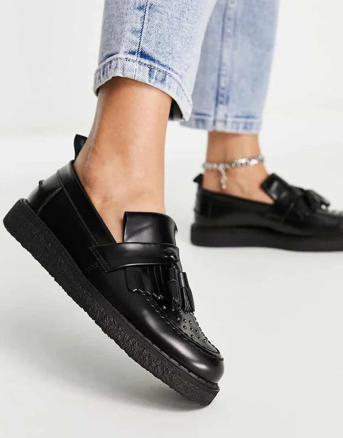 Fred Perry X George Cox Tassel Loafer Studded Leather - Image 4