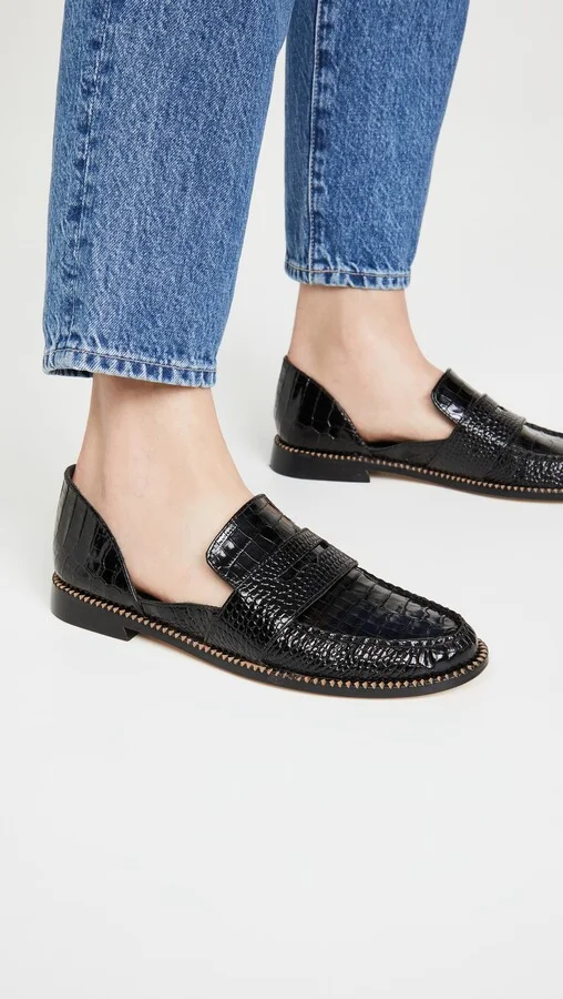 Freda Salvador Tash D'orsay Loafers - Image 5