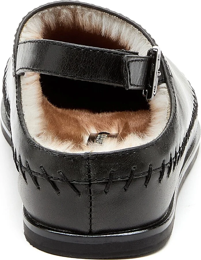 Freddy Faux Shearling Lined Slingback Flat - Image 6