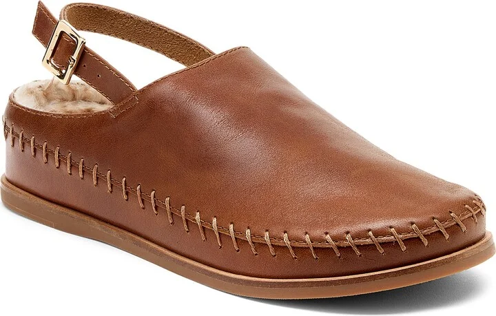 Freddy Fur Lined Slingback Flat