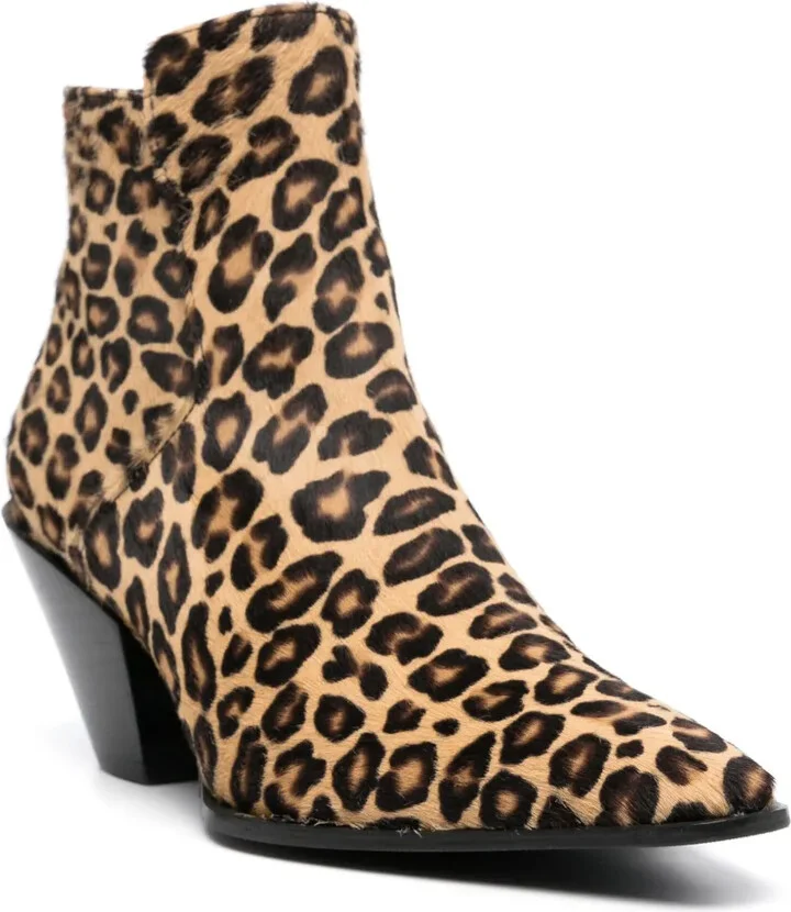 Frediana leopard-print 65mm boots - Image 2
