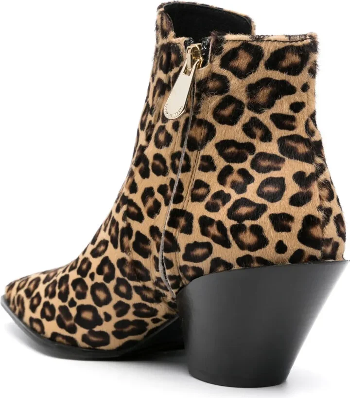 Frediana leopard-print 65mm boots - Image 3