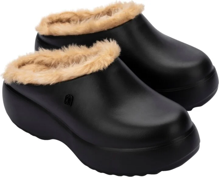 Free Fluffy Faux Fur Lined Clog