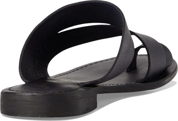 Free People Abilene Top Loop Sandal Women's Shoes Washed Black : EU 37 (US Women's 7) M, Leather - Image 4