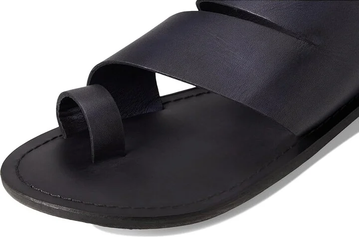 Free People Abilene Top Loop Sandal Women's Shoes Washed Black : EU 37 (US Women's 7) M, Leather - Image 7