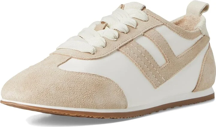 Free People Aces Tennis Shoe Women's Shoes Chalk/Desert Sand C : EU 41 (US Women's 11) M, Leather/Suede - Image 5