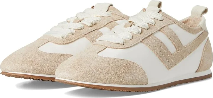 Free People Aces Tennis Shoe Women's Shoes Chalk/Desert Sand C : EU 41 (US Women's 11) M, Leather/Suede