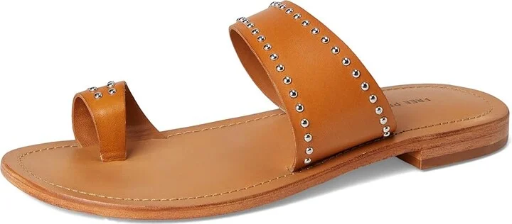 Free People Amelie Tiny Stud Sandals Women's Dress Sandals Cognac : EU 36.5 (US Women's 6.5) M, Leather - Image 5