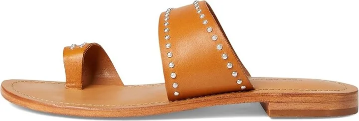 Free People Amelie Tiny Stud Sandals Women's Dress Sandals Cognac : EU 36.5 (US Women's 6.5) M, Leather - Image 6