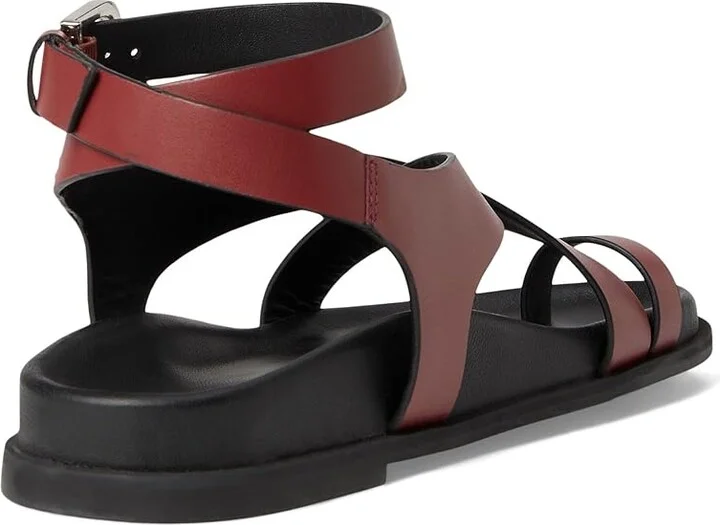 Free People Anya Criss-cross Footbed Sandals Women's Dress Sandals Ecru : EU 36 (US Women's 6) M, Suede - Image 10
